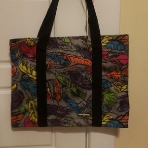 Feather-pattern multicolored laptop bag - YakPak